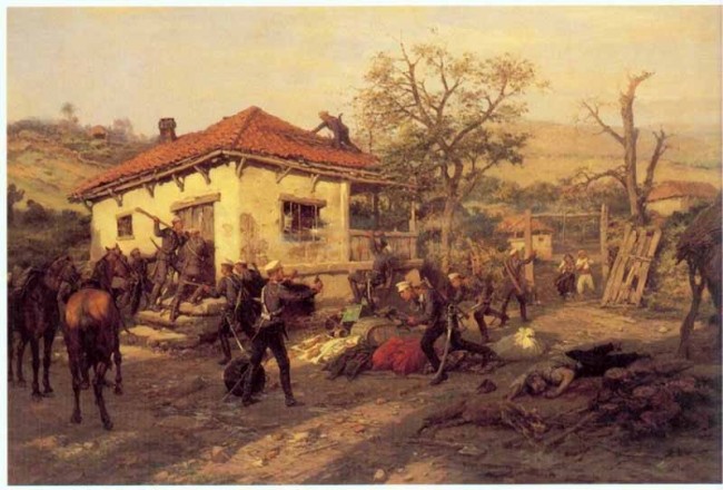 Сочинение по картине: Ковалевский - "Эпизод из Болгарской войны 1876–1877 годов"